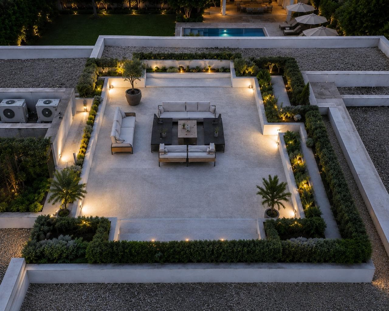 Modern interior showing luxury real estate